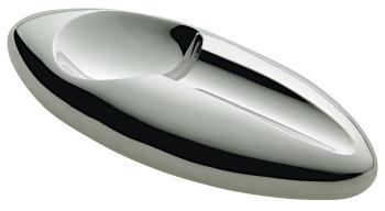 Cendrier cigare en boîte cadeau en métal argenté - Ercuis